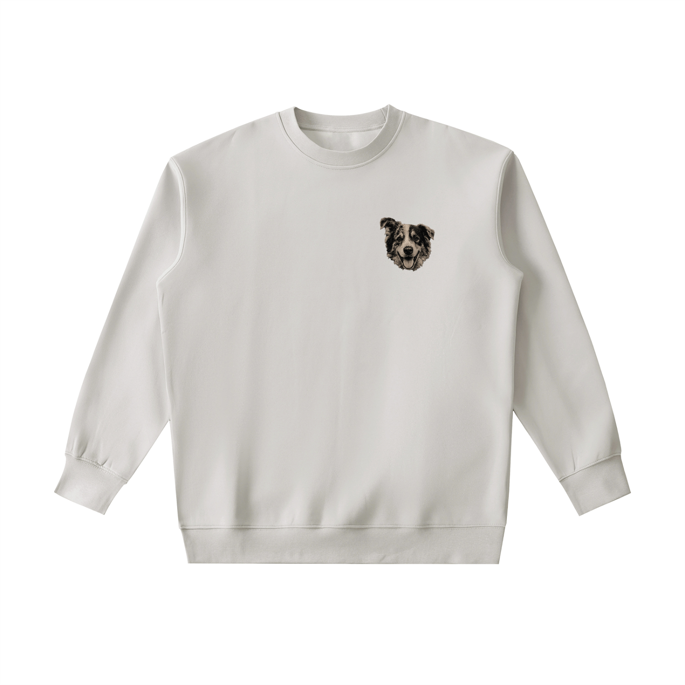 Custom Dog Face Crewneck Sweatshirt