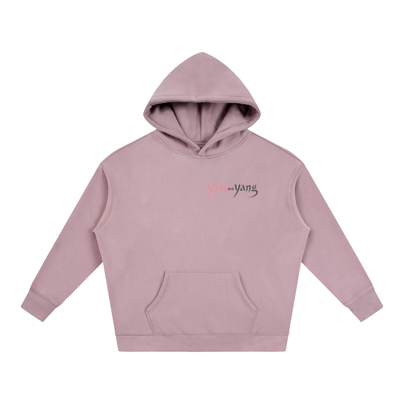 Yin Yang Fleeced Hoodie