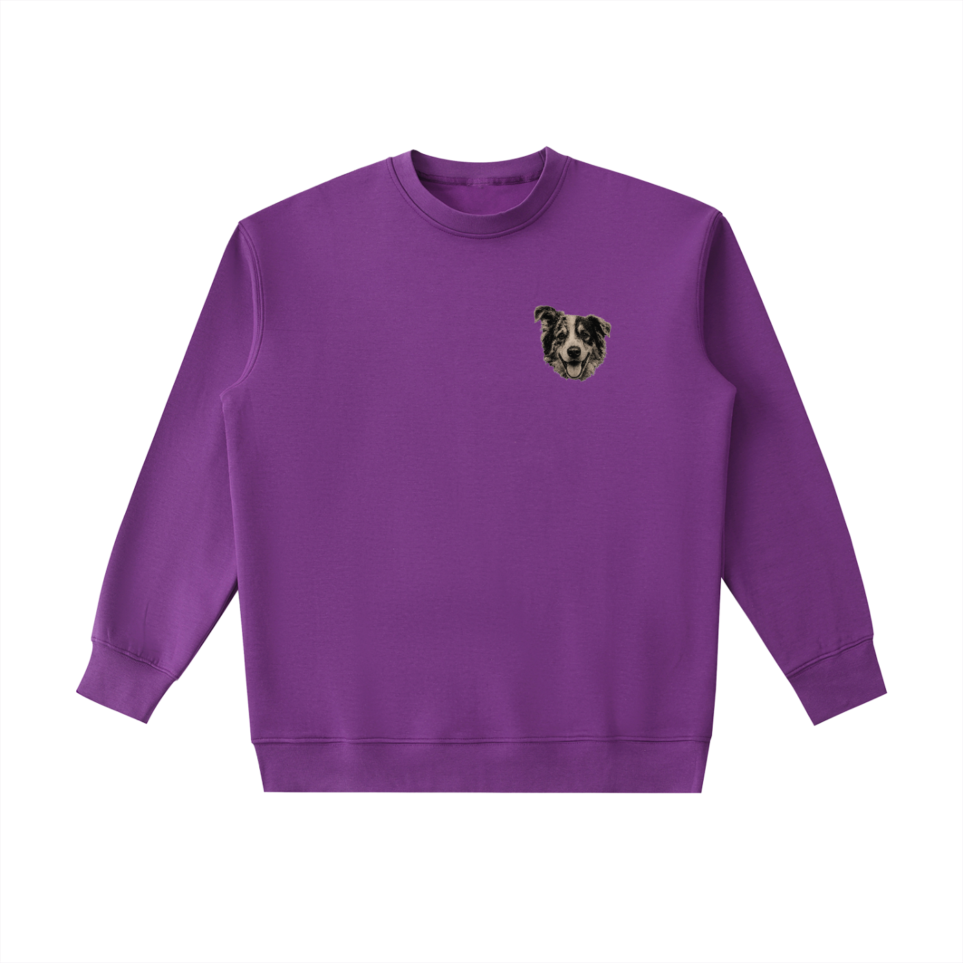 Custom Dog Face Crewneck Sweatshirt
