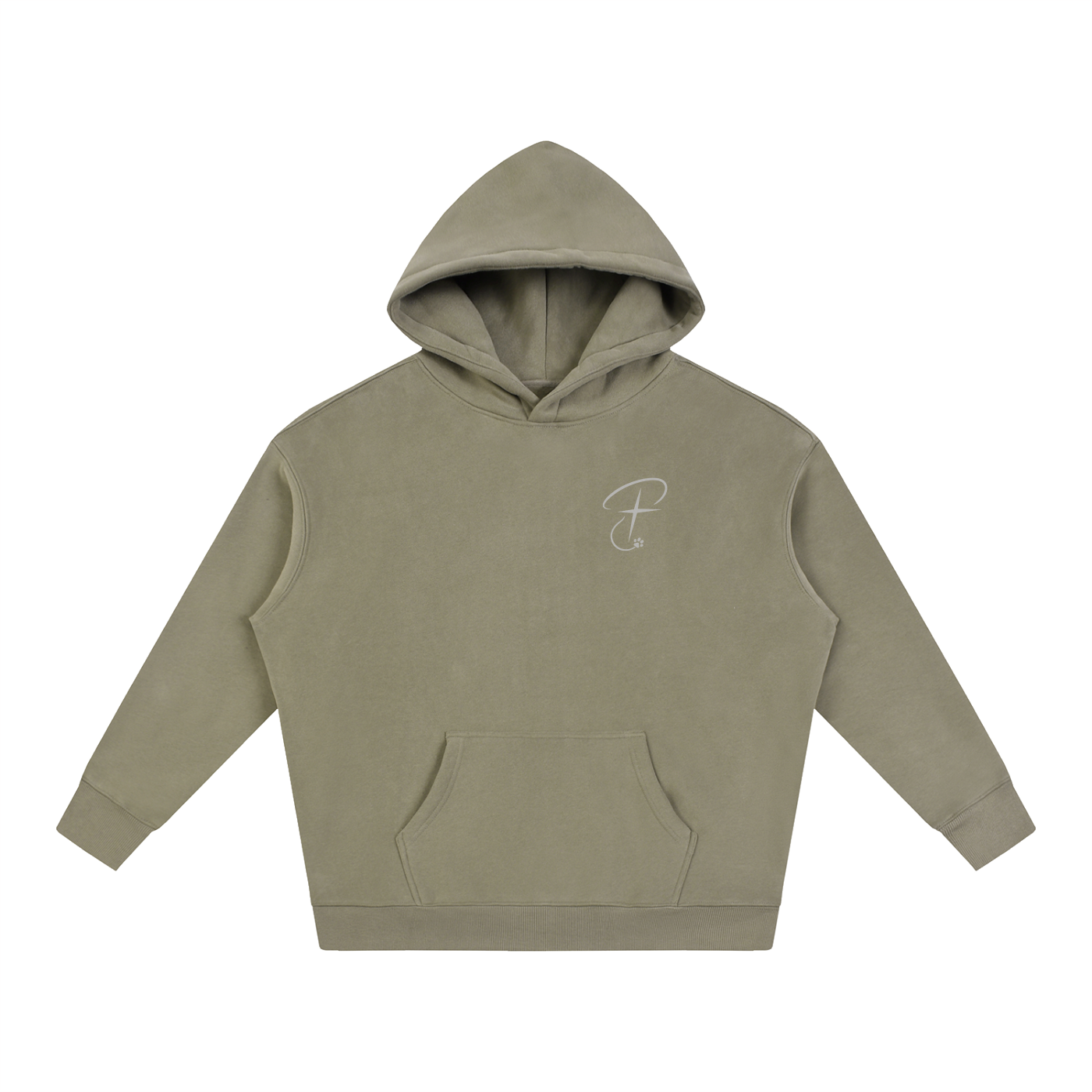 PawPrint Threads Fleeced Hoodie