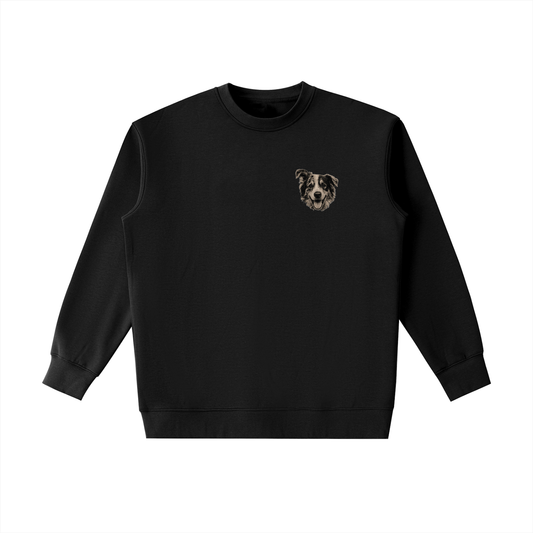 Custom Dog Face Crewneck Sweatshirt