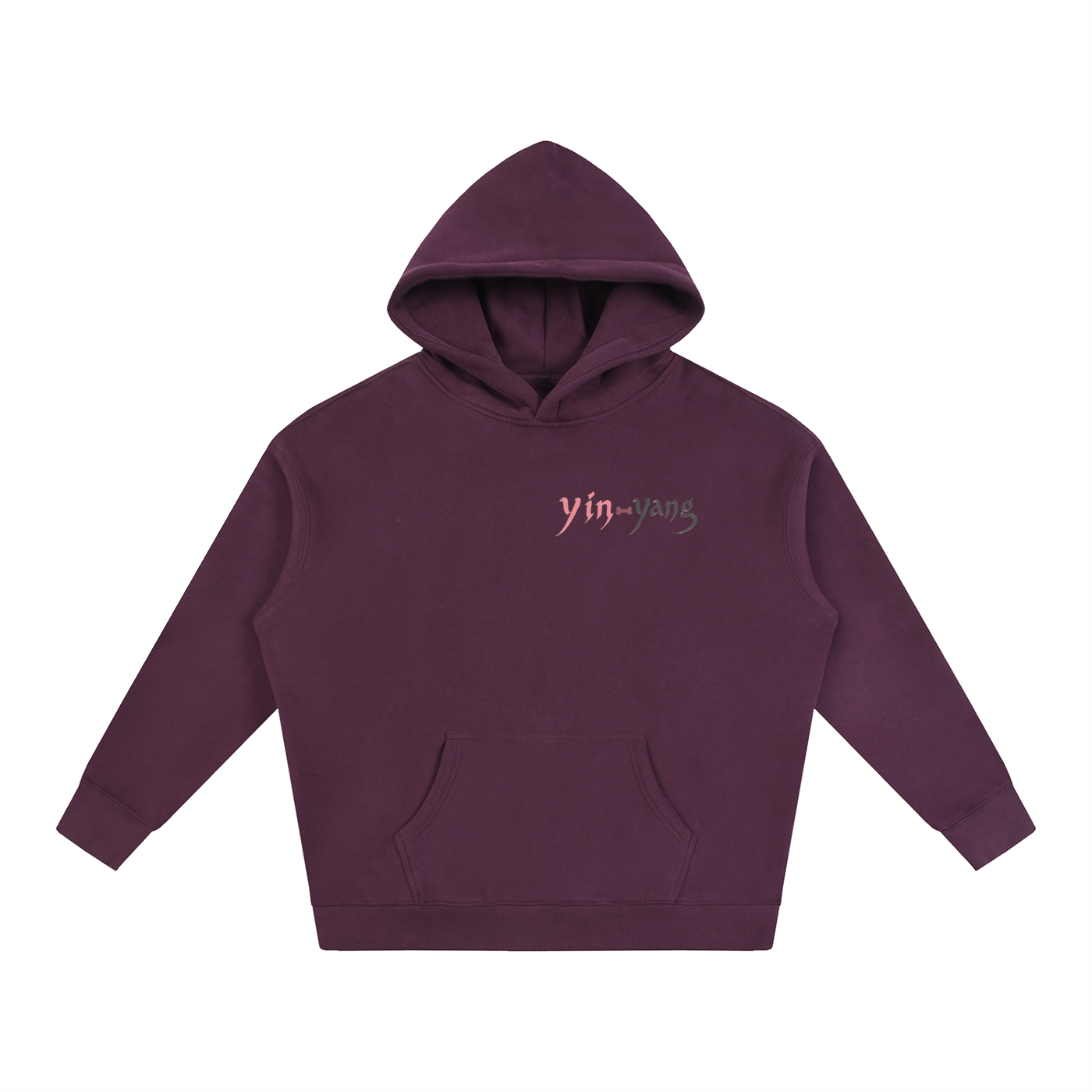 Yin Yang Fleeced Hoodie