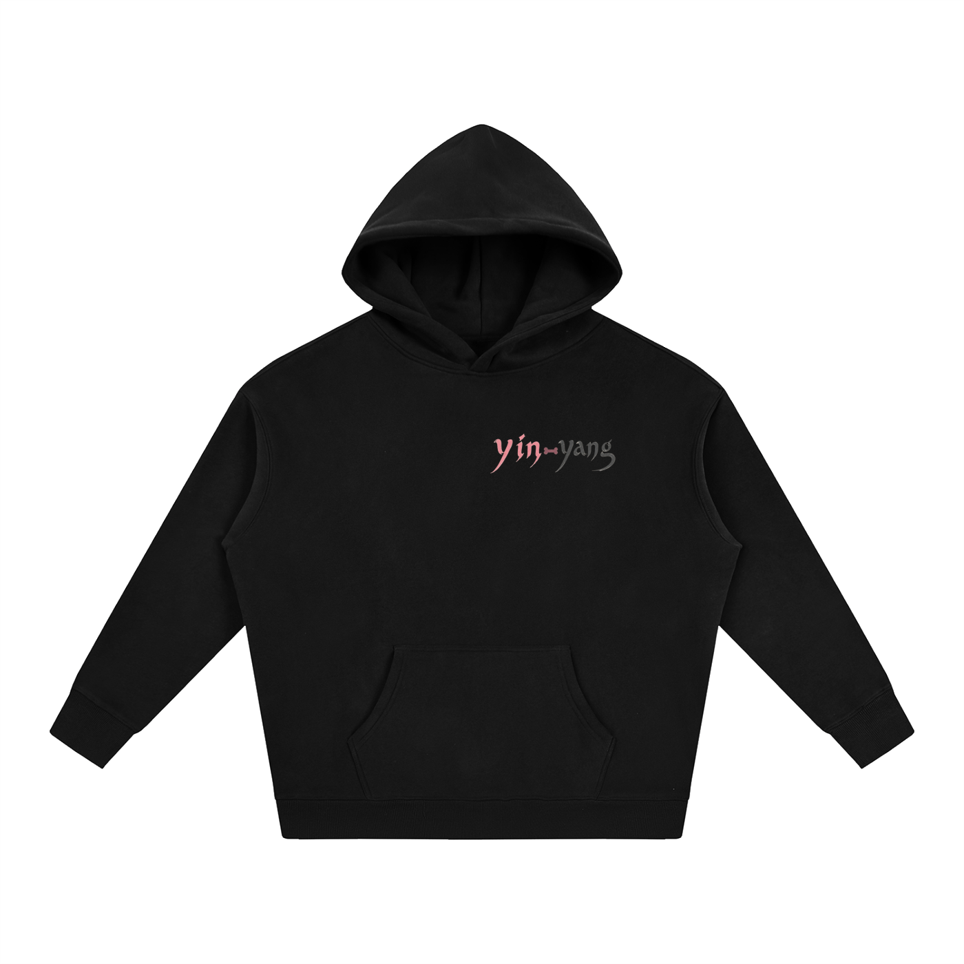 Yin Yang Fleeced Hoodie