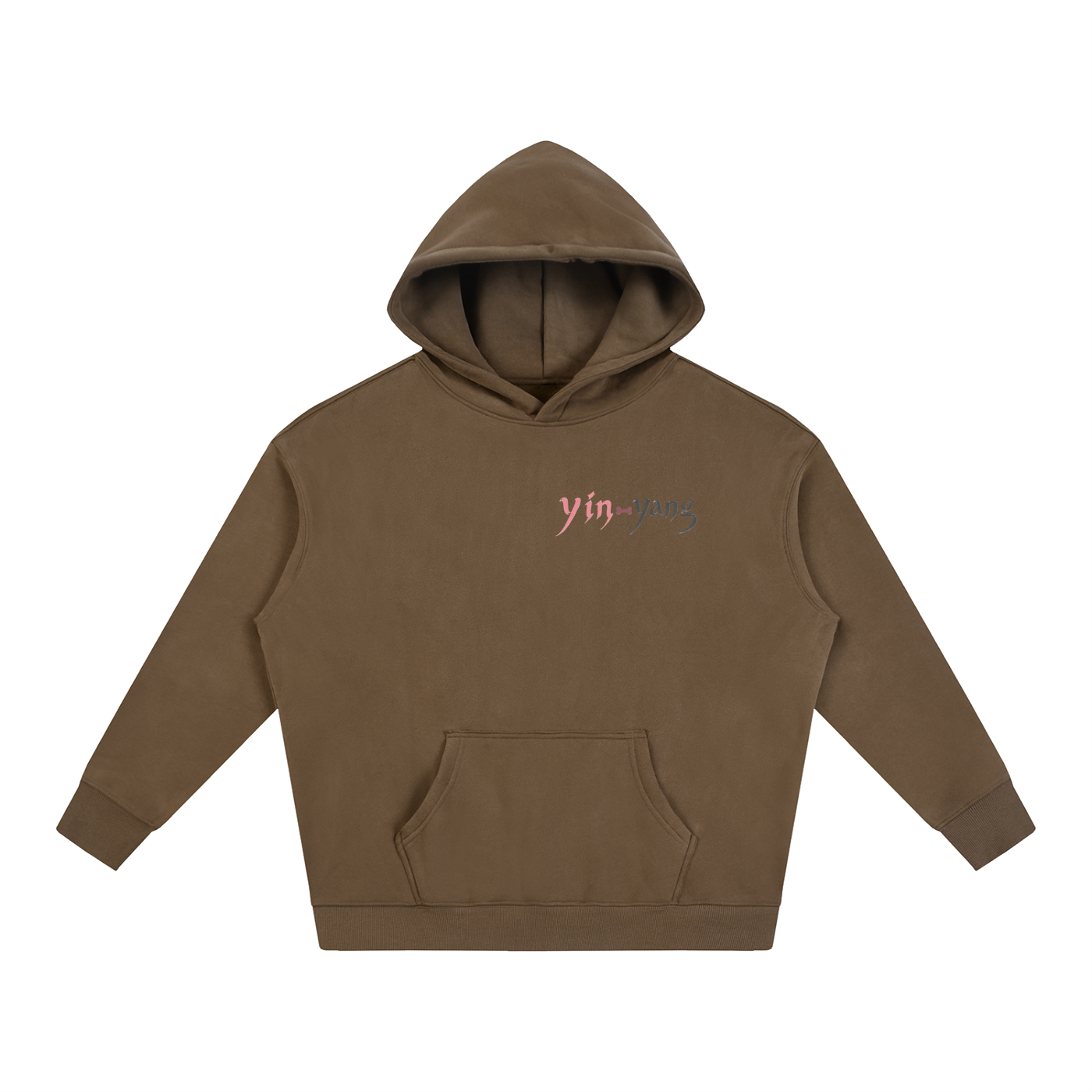 Yin Yang Fleeced Hoodie