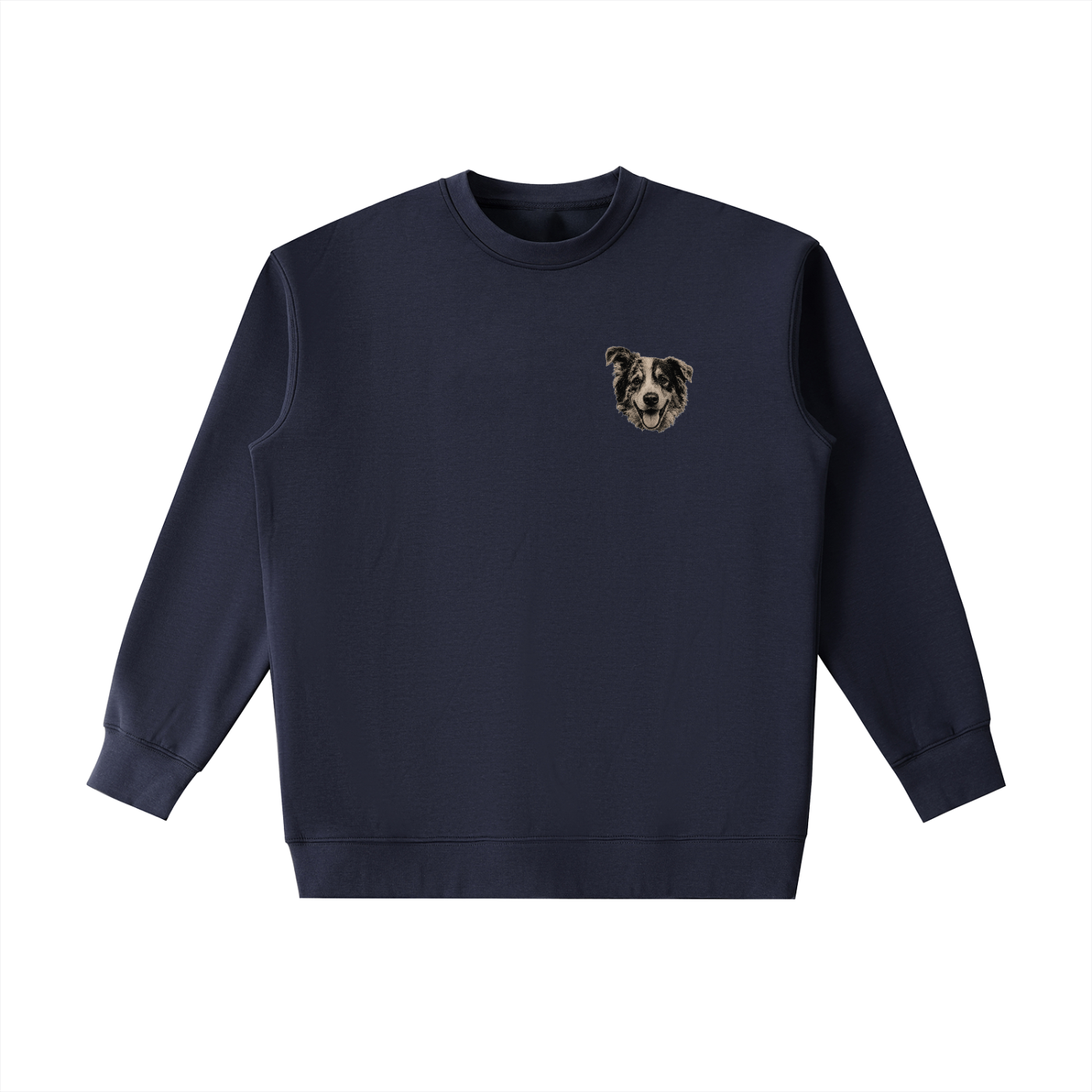 Custom Dog Face Crewneck Sweatshirt