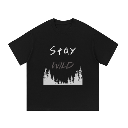 Stay wild cotton T-Shirt