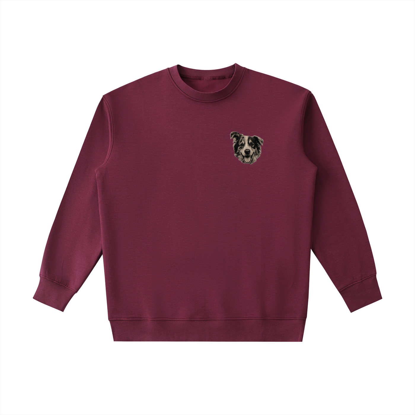 Custom Dog Face Crewneck Sweatshirt