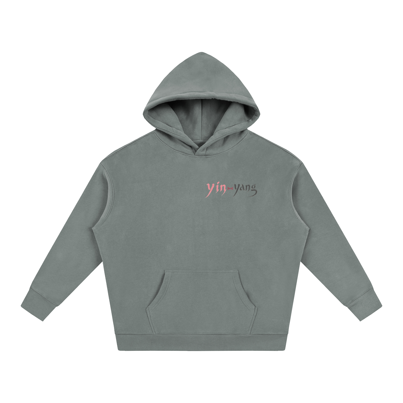 Yin Yang Fleeced Hoodie
