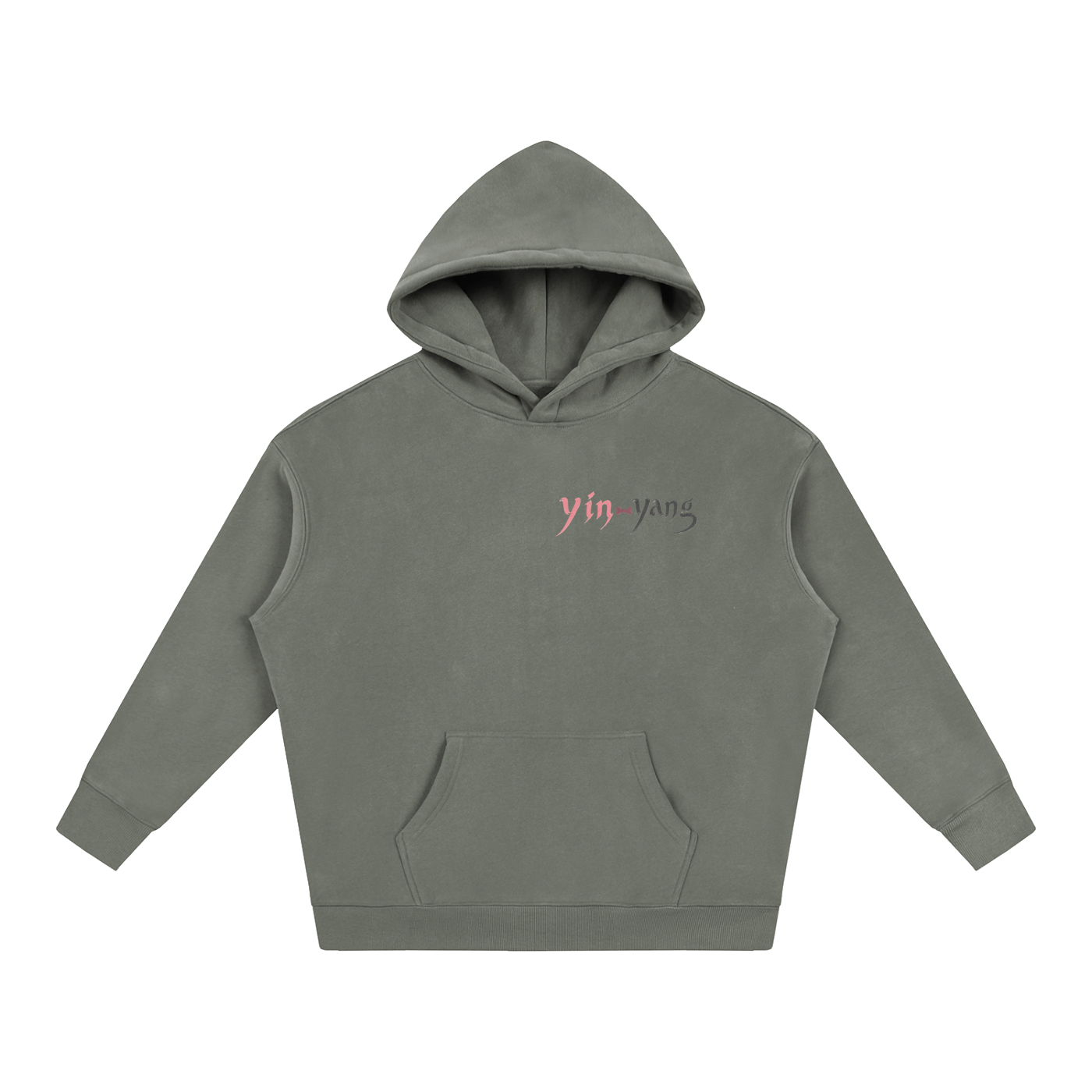 Yin Yang Fleeced Hoodie