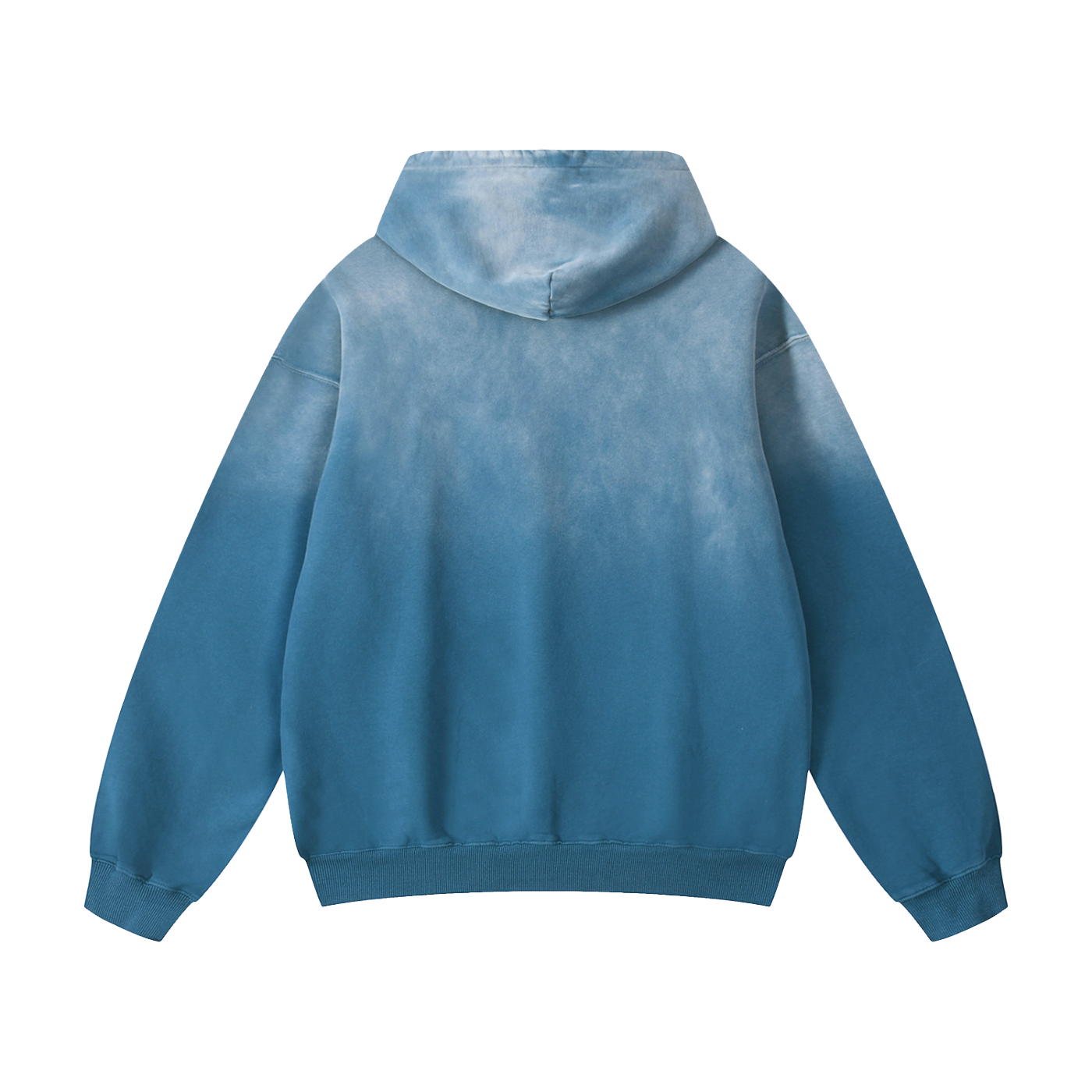 Custom Dog Face Sunfade Oversized Hoodie