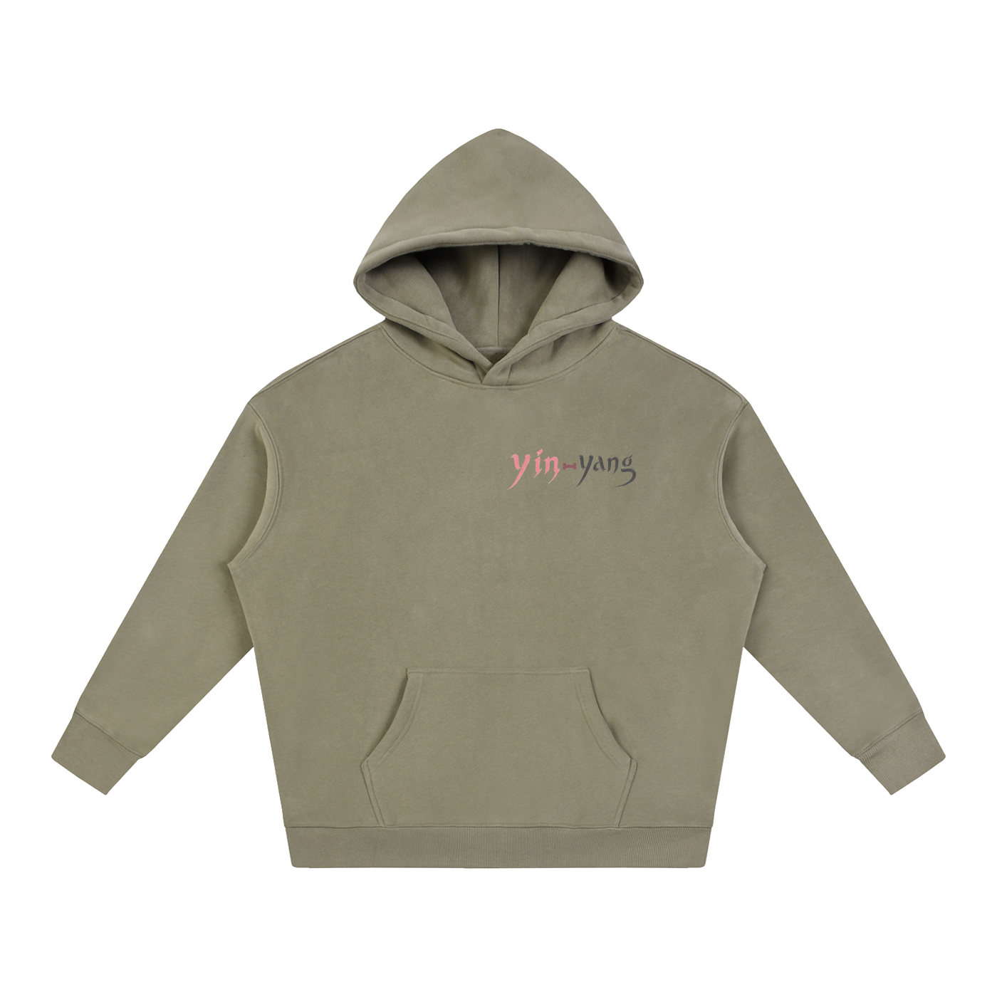 Yin Yang Fleeced Hoodie