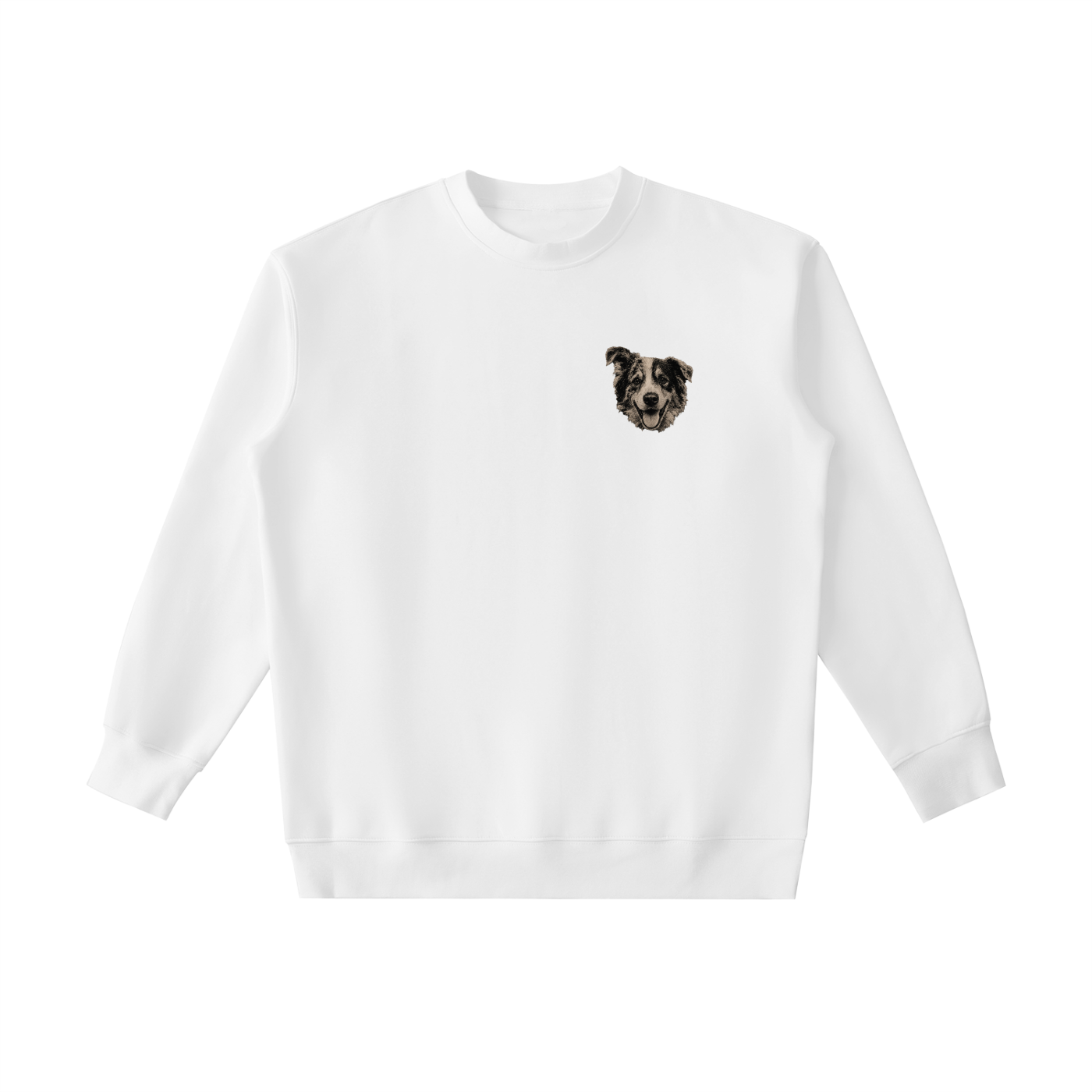 Custom Dog Face Crewneck Sweatshirt